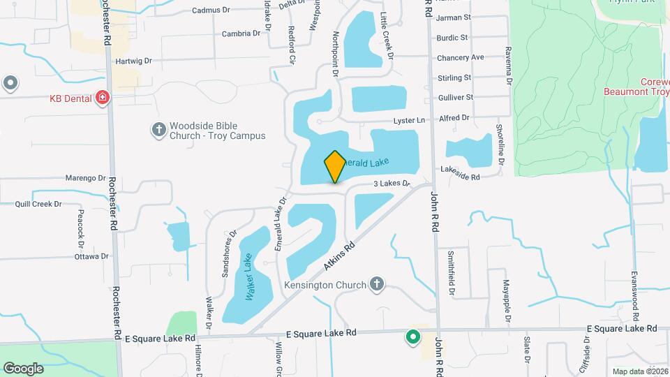 1587 3 Lakes Dr Mapa y Detalles de la Ubicación