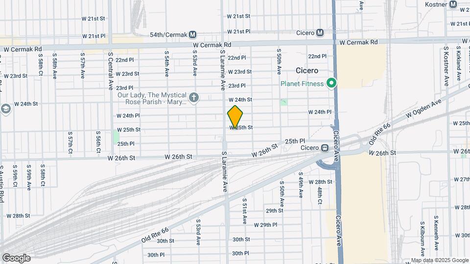 5131 W 25th St Mapa y Detalles de la Ubicación