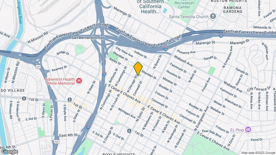 402 N Chicago St Mapa y Detalles de la Ubicación
