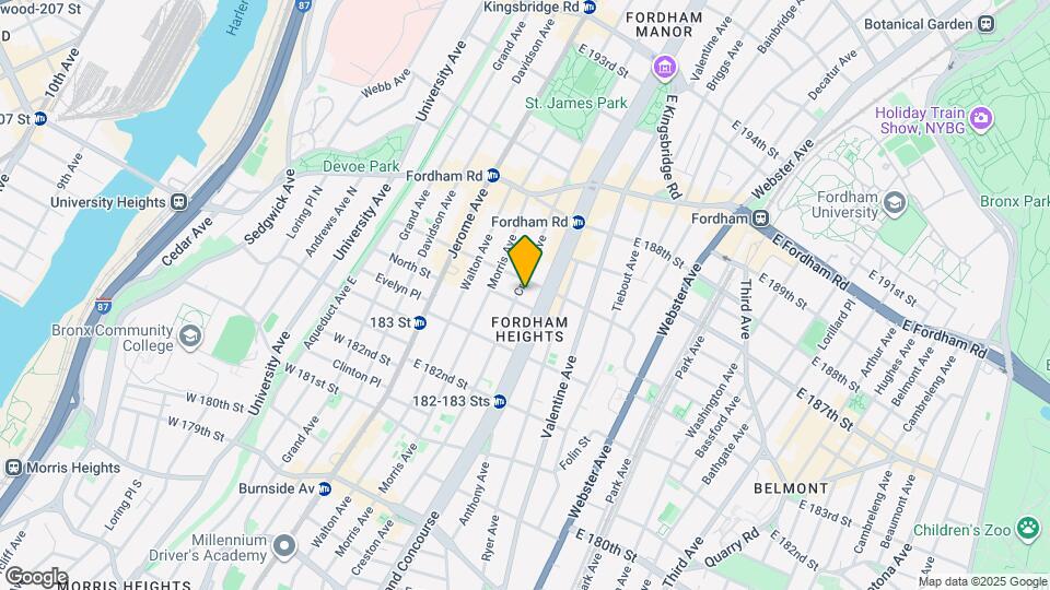 2350 Creston Ave Mapa y Detalles de la Ubicación