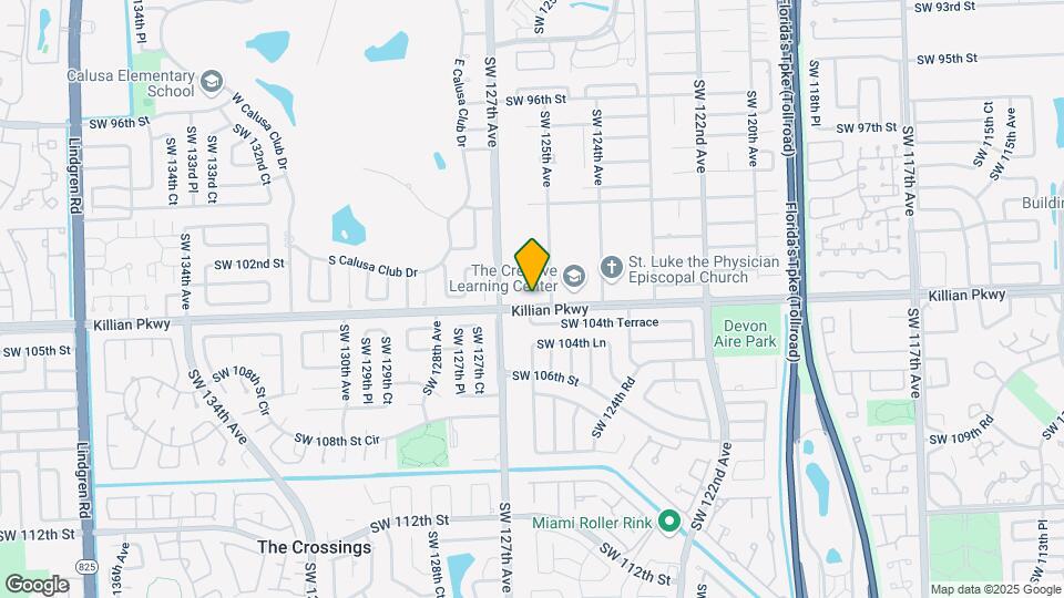 12525 SW 104th St Map and Location Details