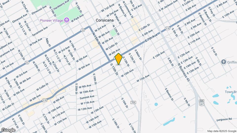 406 S 14th St Map and Location Details