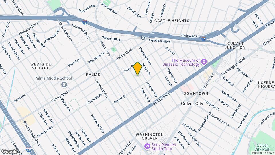 3652 Vinton Ave Map and Location Details