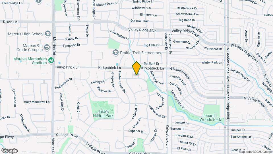 5401 Briar Ln Map and Location Details