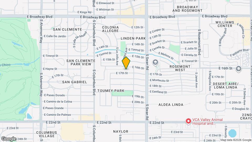 4525 E 17th St Map and Location Details