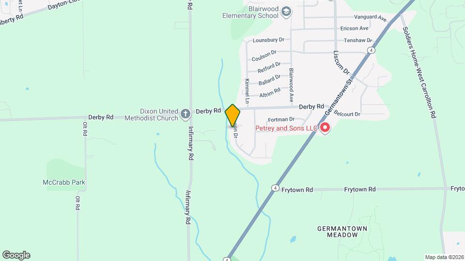 5336 Tucson Dr Map and Location Details