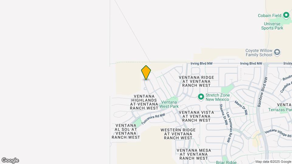 10532 Coyote Canyon Pl NW Map and Location Details