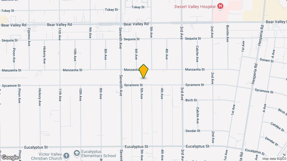 16240 Sycamore St Map and Location Details