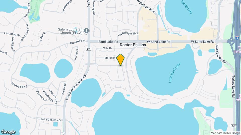 9121 Vía Bella Notte Map and Location Details