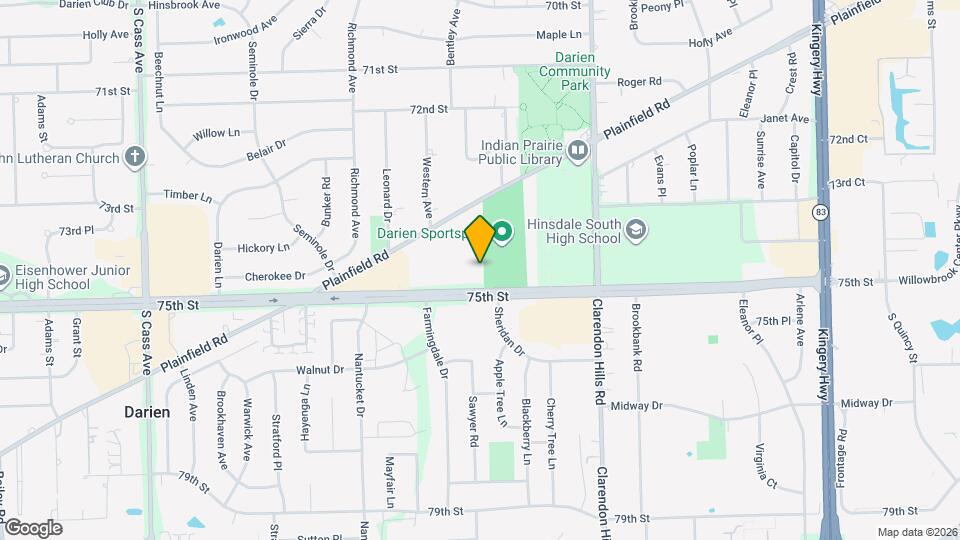 7425 Brookdale Dr, Unit 108 Mapa y Detalles de la Ubicación