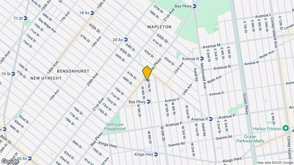 1328 W 7th St Map and Location Details