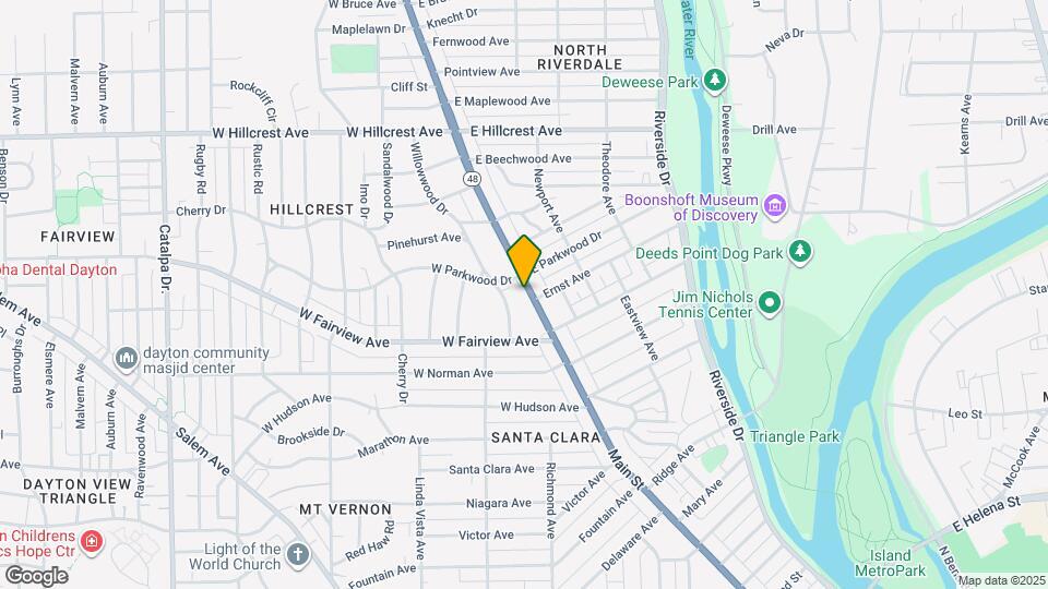 2411 N Main St Map and Location Details