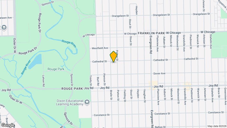 9094 Braile St Map and Location Details