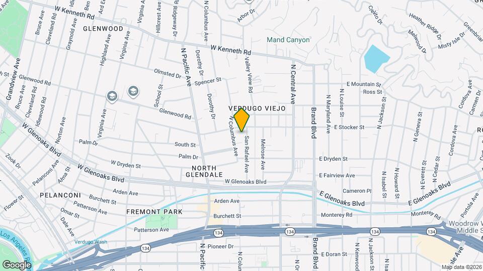 1147 San Rafael Ave Map and Location Details