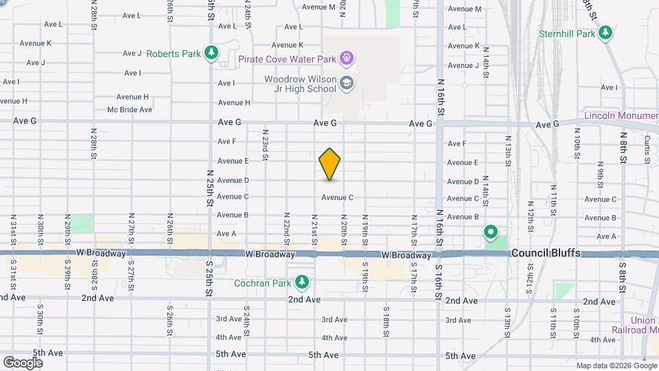 2021 Avenue D Mapa y Detalles de la Ubicación