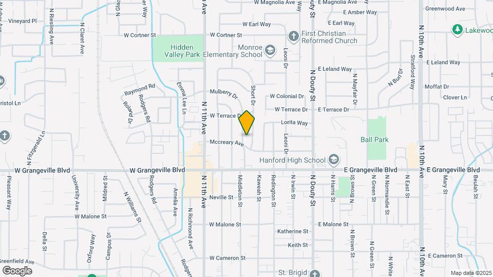 1821 Mulberry Dr Map and Location Details