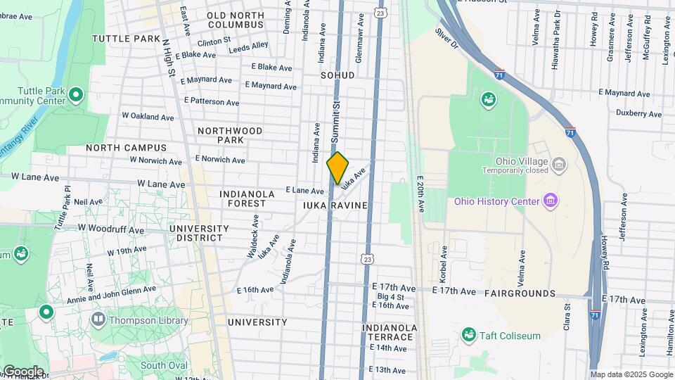2080 Summit St Map and Location Details