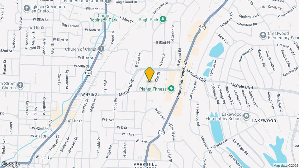 4700 N Locust St Map and Location Details