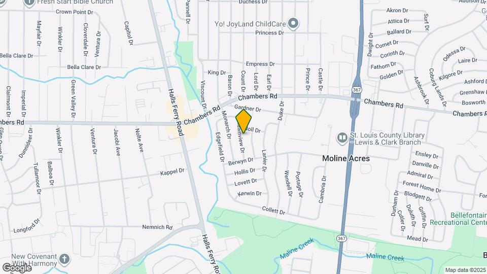 9834 Lawnview Dr Mapa y Detalles de la Ubicación