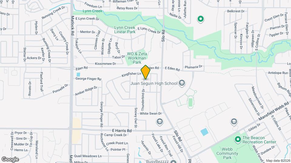 6911 Thunderbird Dr Map and Location Details