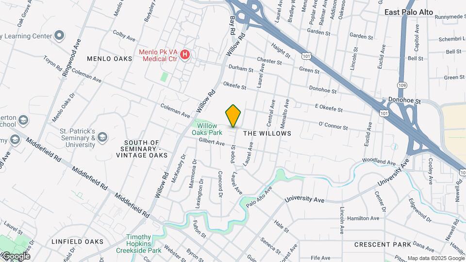 429 Pope St Map and Location Details