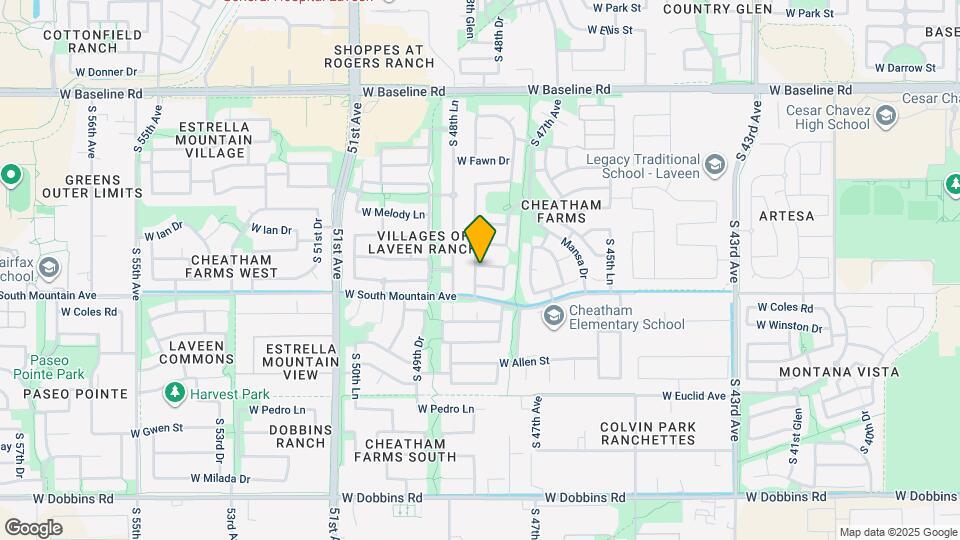 4813 W Alicia Dr Map and Location Details