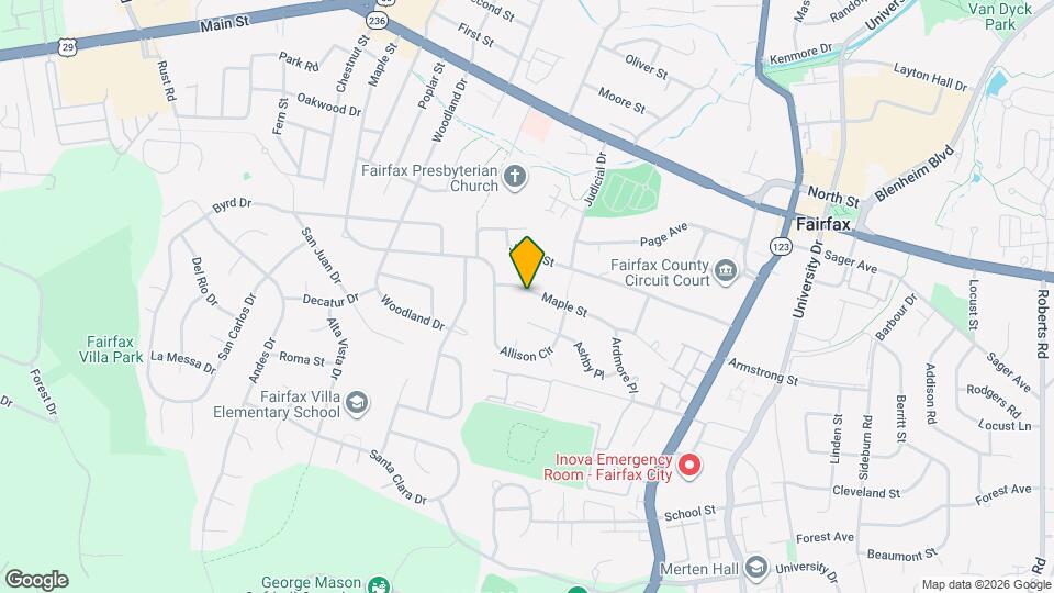 10717 Maple St Map and Location Details