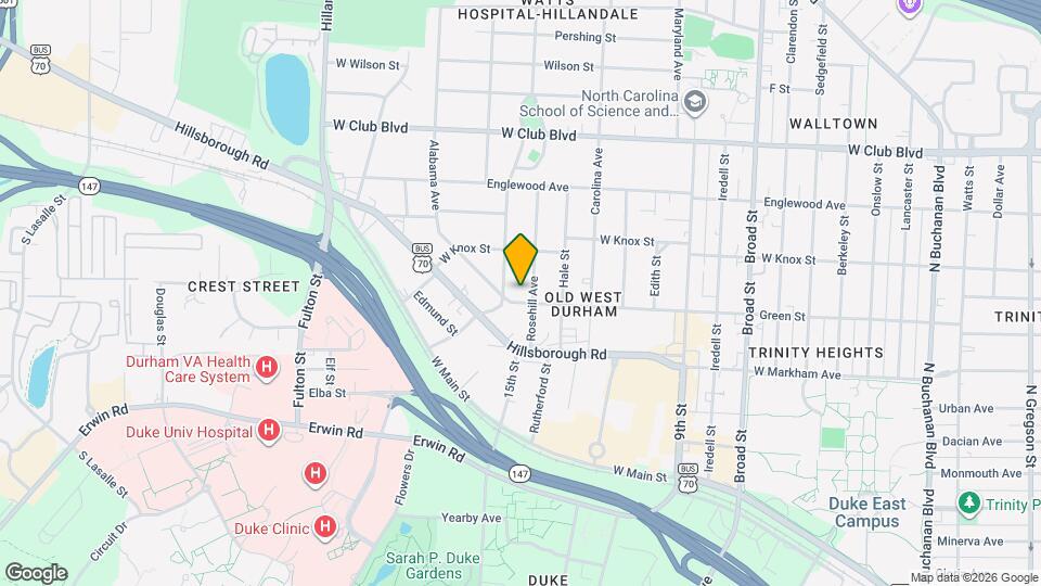 2504 Green St Map and Location Details