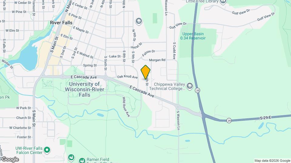 525 Birch St Mapa y Detalles de la Ubicación