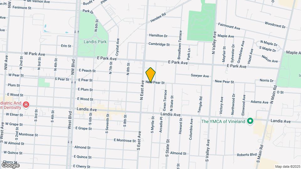 921 New Pear St Map and Location Details