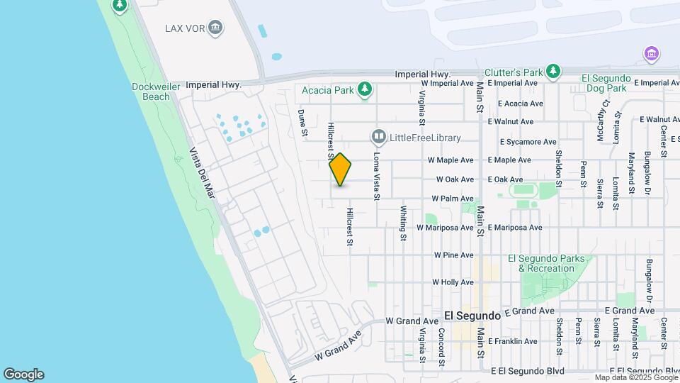 665 W Palm Ave Map and Location Details