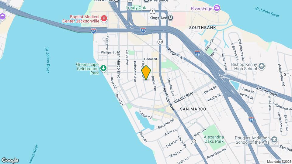 1651-1653 Flagler Ave Map and Location Details