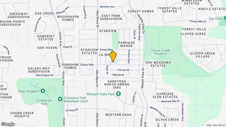 3897 Pegasus St Map and Location Details