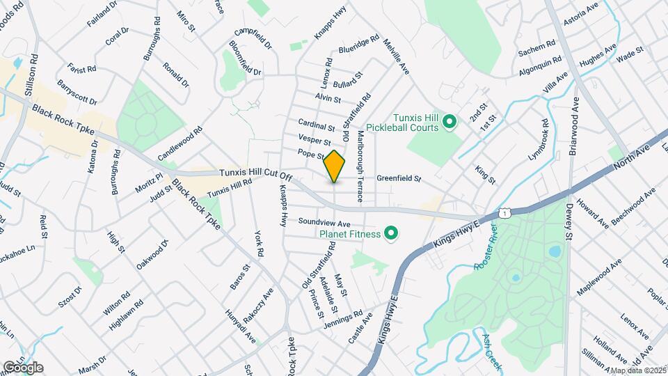 593 Tunxis Hill Rd Map and Location Details