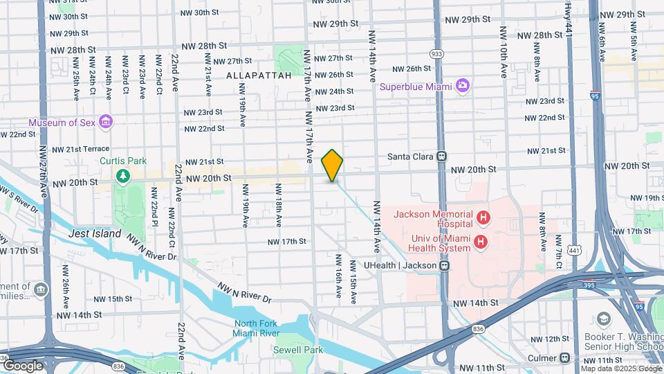 1525 NW 19th Terrace, Unit 19 Map and Location Details