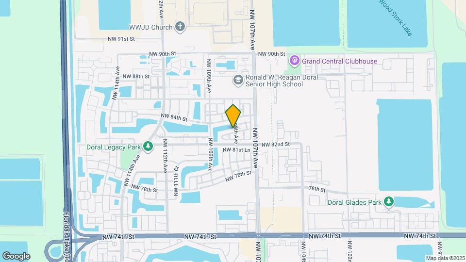 10803 NW 83rd St Map and Location Details