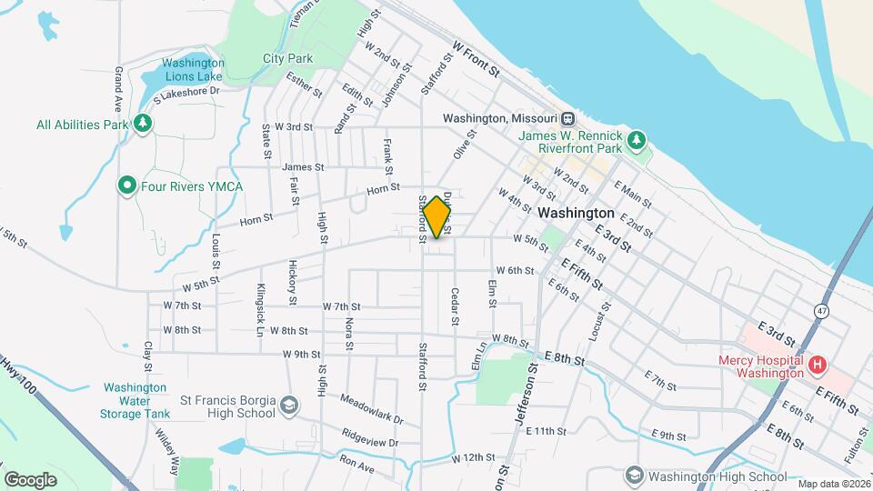 510 W 5th St Map and Location Details