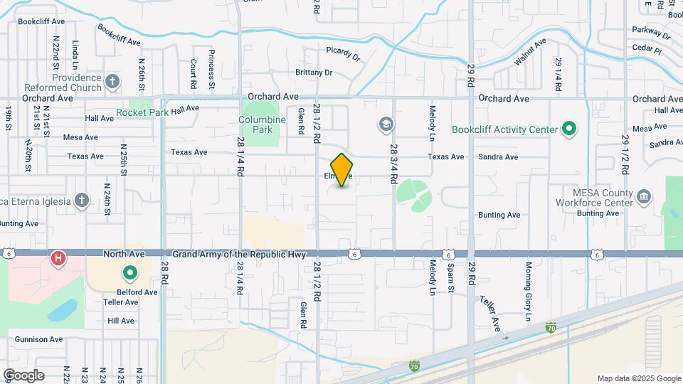 2857 1/2 Elm Cir Map and Location Details