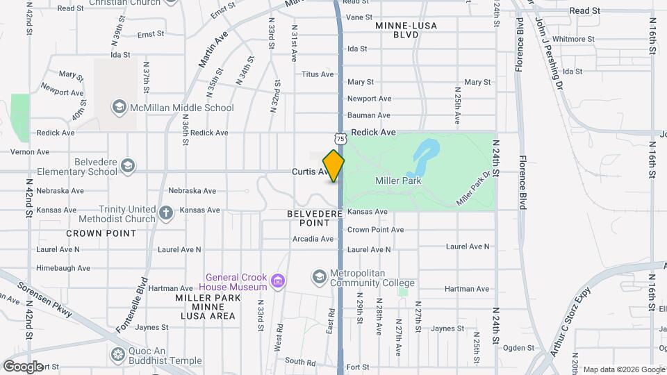 6124 N 30th St Map and Location Details