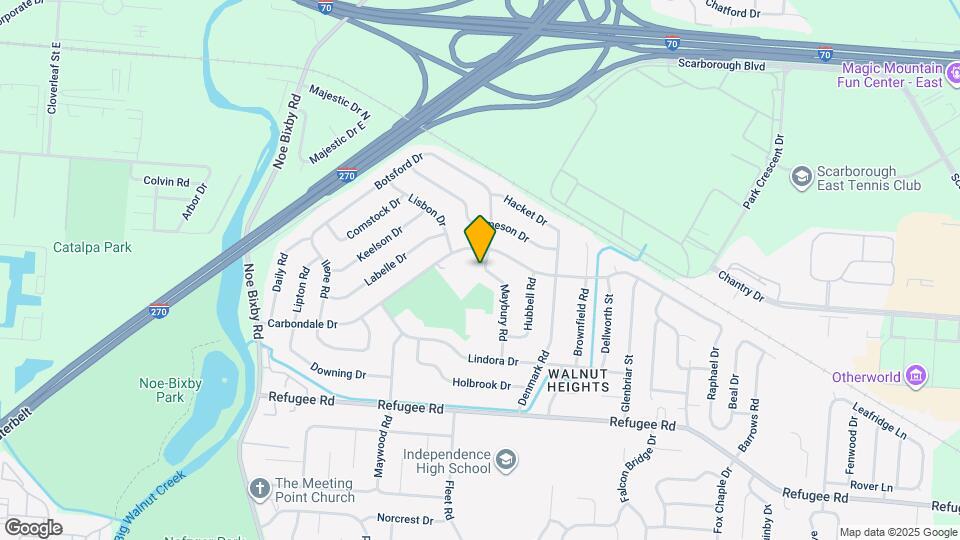 2547 Maybury Rd Map and Location Details