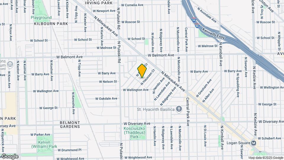 3046 N Haussen Ct Map and Location Details