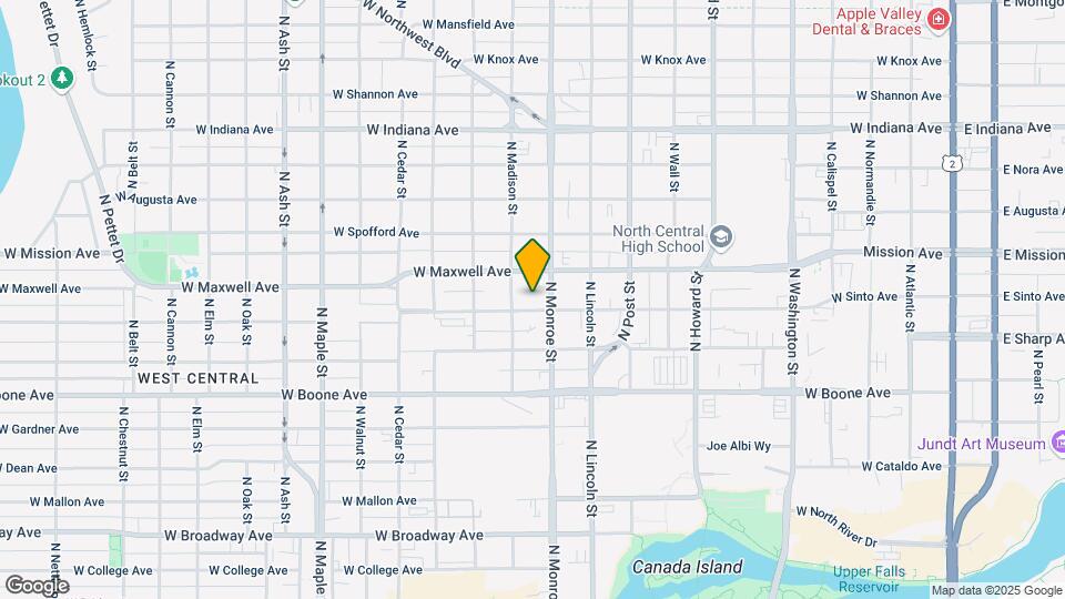 1014 W Sinto Ave Mapa y Detalles de la Ubicación