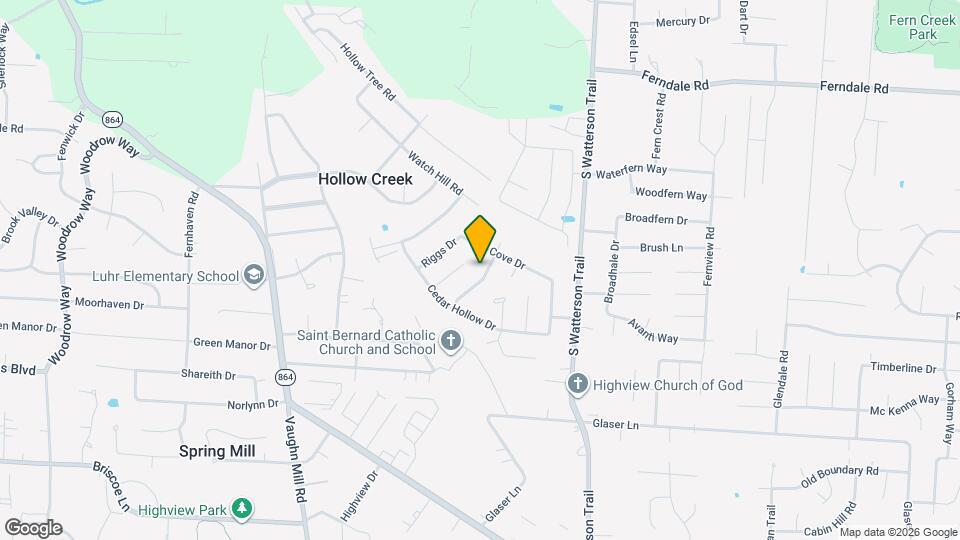 6804 Fordham Ln Map and Location Details