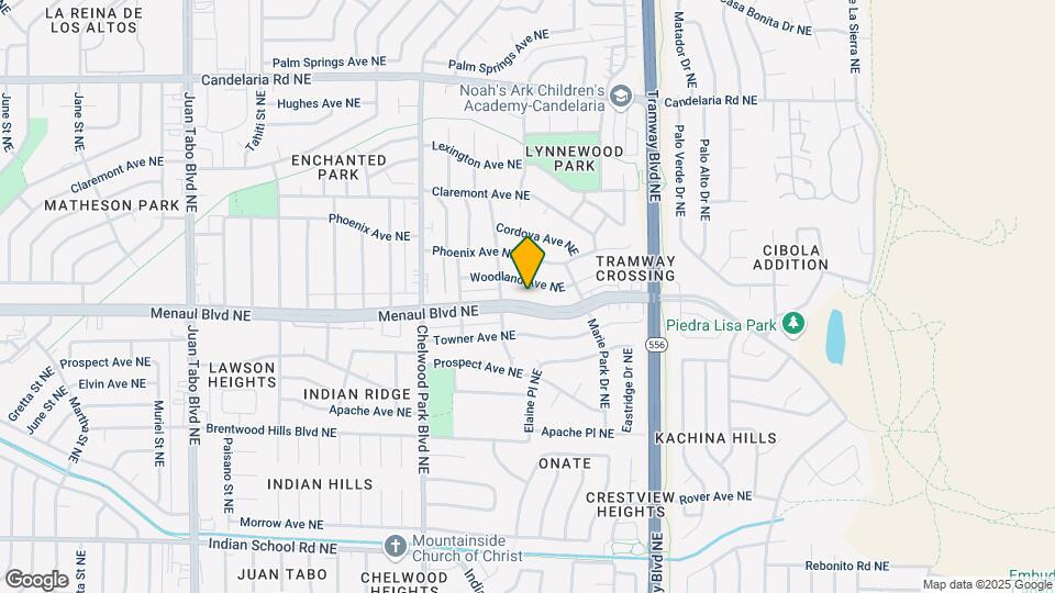 12213 Menaul Blvd NE Mapa y Detalles de la Ubicación
