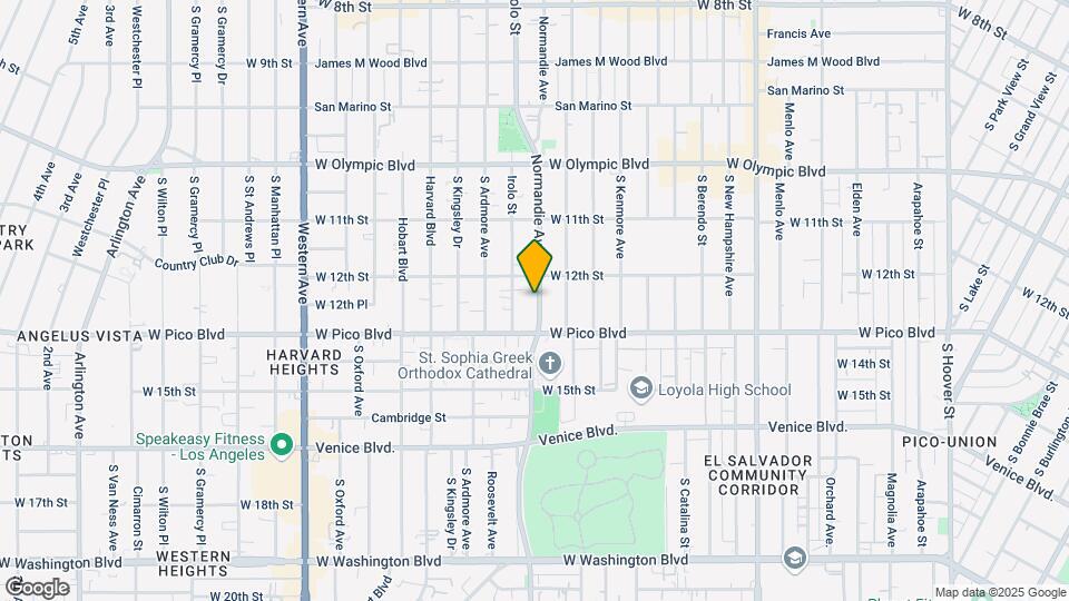 Koreatown Triplex - Pico & Normandie Map and Location Details