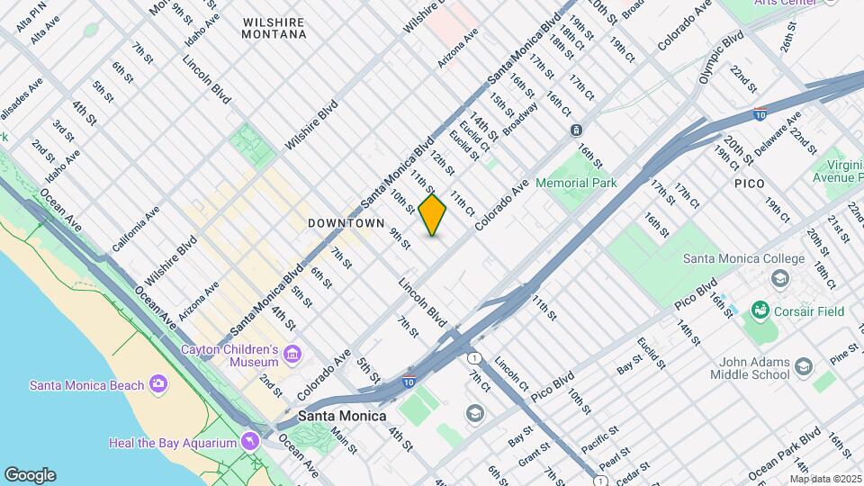 1534 10th St Map and Location Details