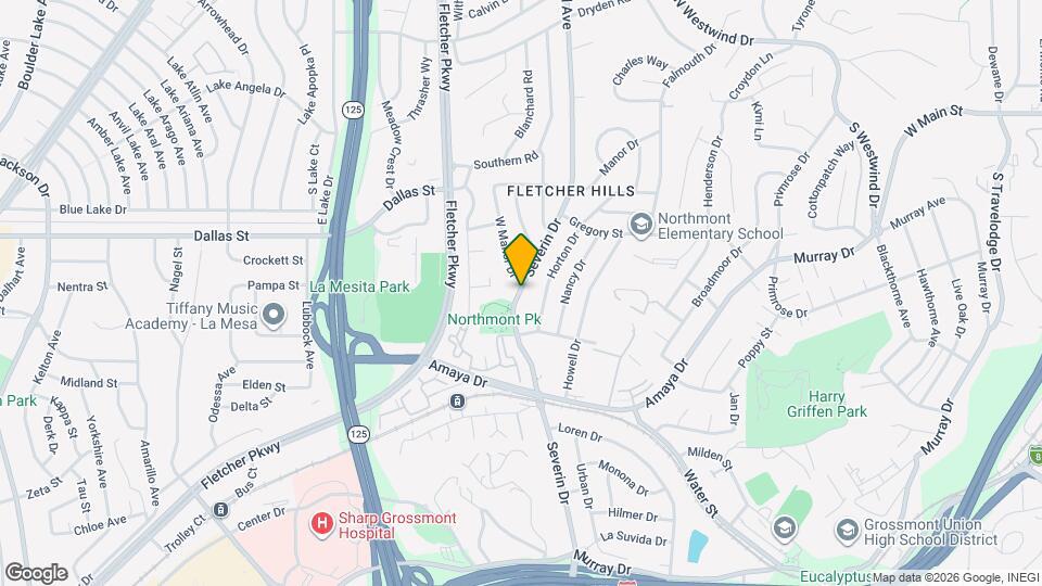 6083 Severin Dr Map and Location Details