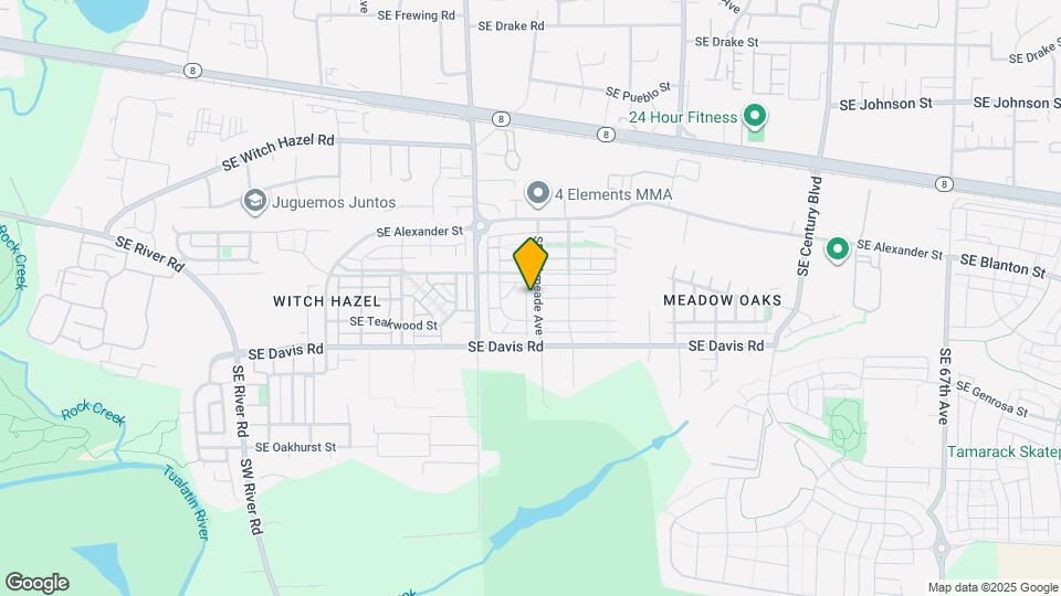 3387 SE Oakmeade Ave Map and Location Details