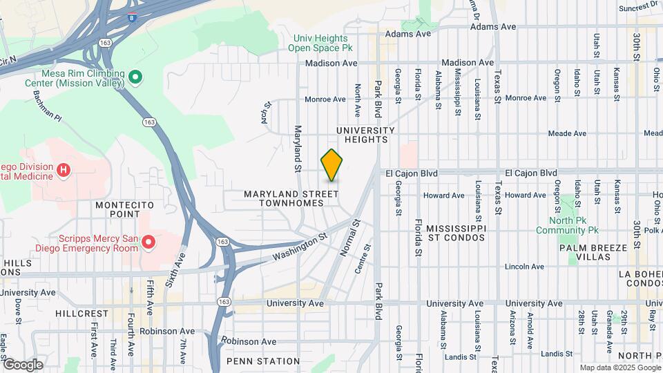 4254 Campus Ave Map and Location Details