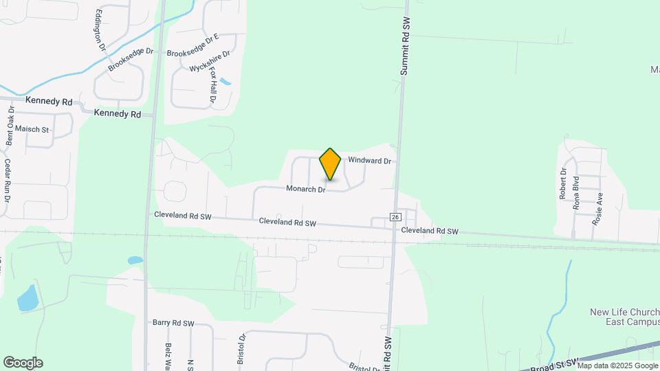 242 Monarch Dr Map and Location Details